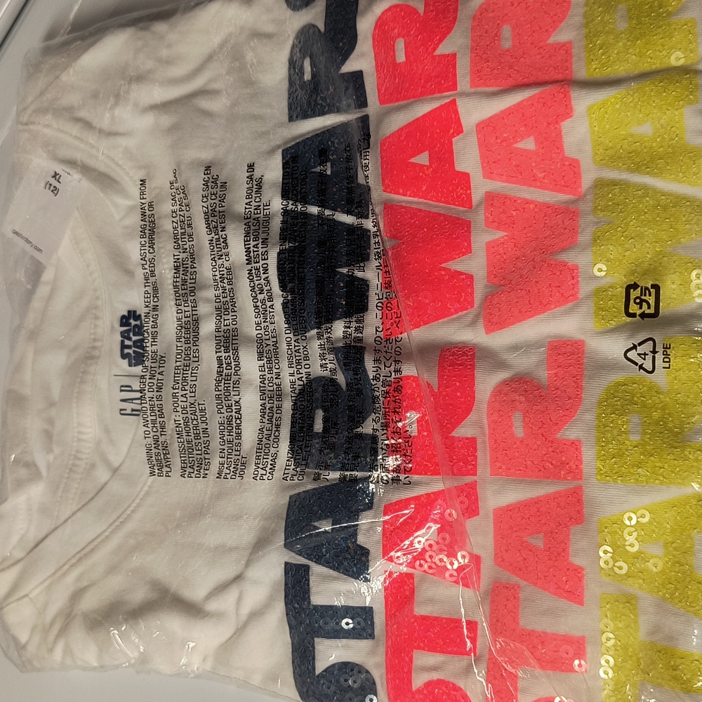 Gap Sequin Star wars tee shirt